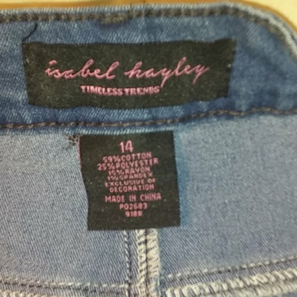 Women's Isabel Hayley Rhinestone Accented Jeans - Picture 5 of 6